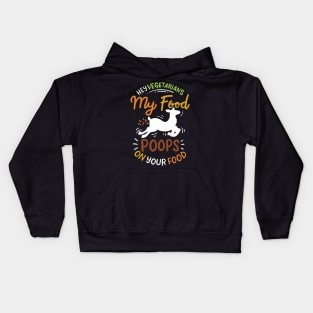 My Food Poops On Your Food Kids Hoodie